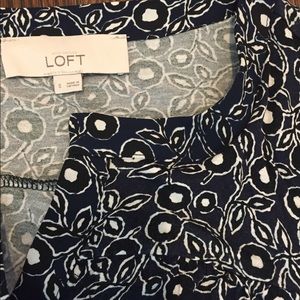 Loft Stretchy Long Sleeve Blouse NWOT